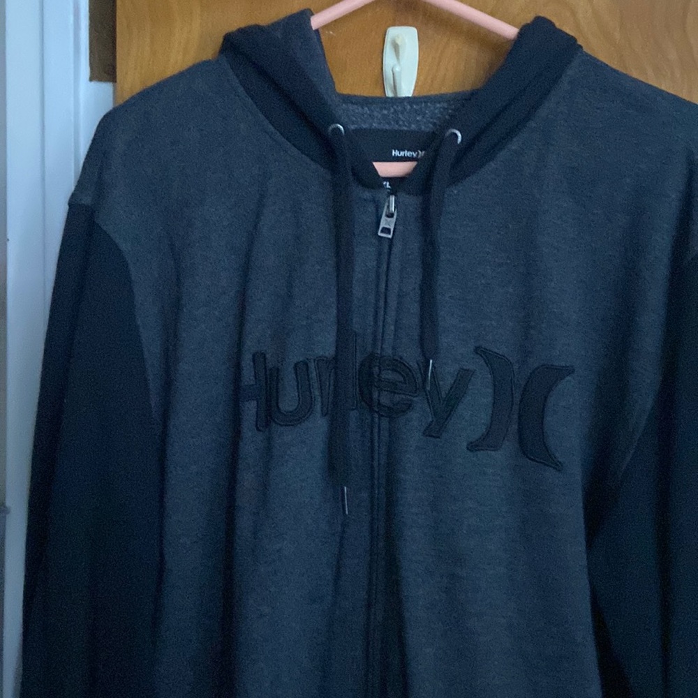 COPY - Mens XL Hurley zip up hoodie.